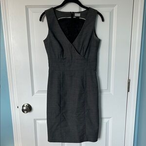 Gray H&M Elegant Sleeveless Dress | Sleeveless Gray Dress | Gray V-Neck Dress